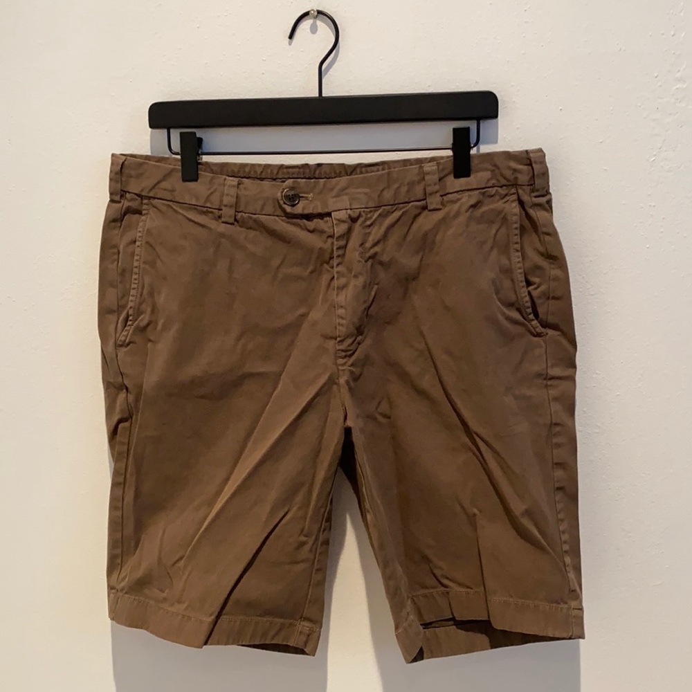 Brooks Brothers Bermuda Shorts W34 Brown Khaki